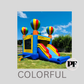 BOUNCE HOUSES WITH ATTACHED SLIDE