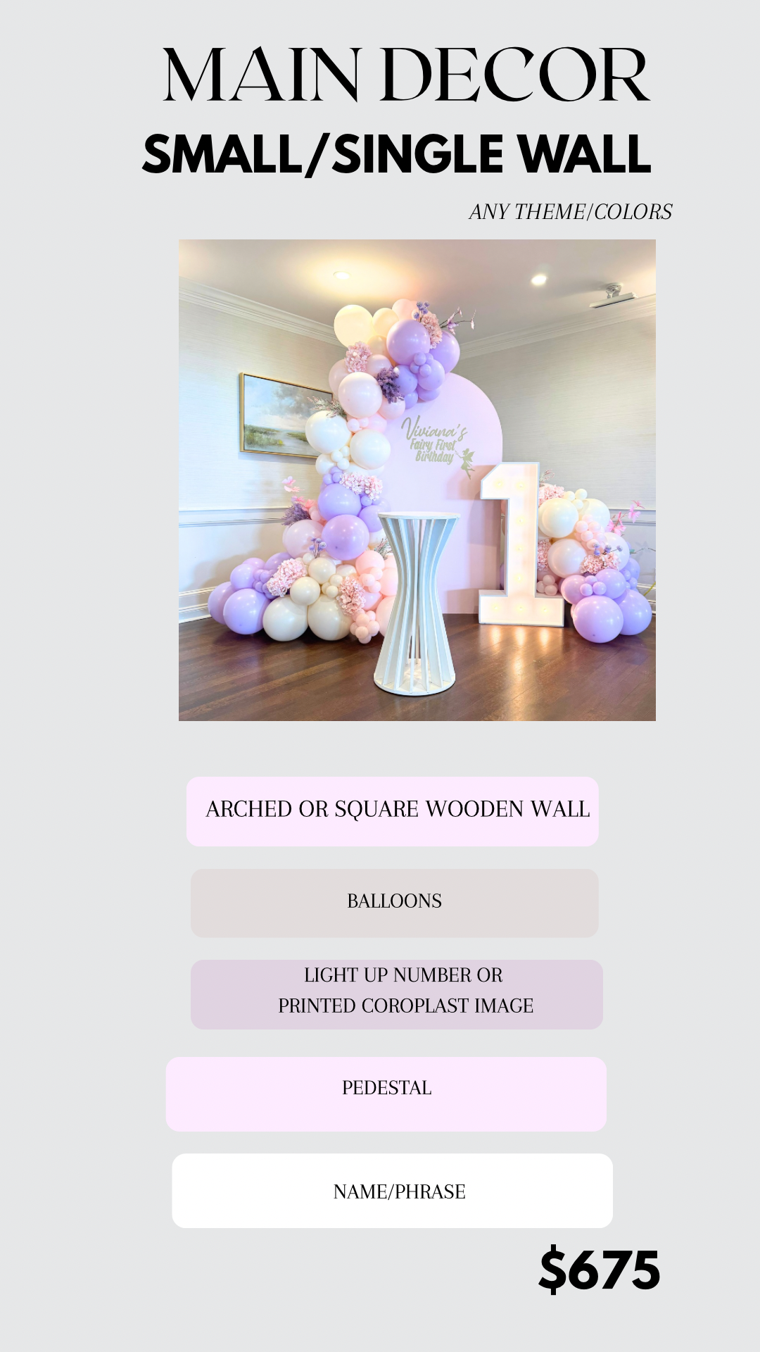 SINGLE WALL PACKAGE