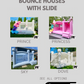 BOUNCE HOUSES WITH ATTACHED SLIDE